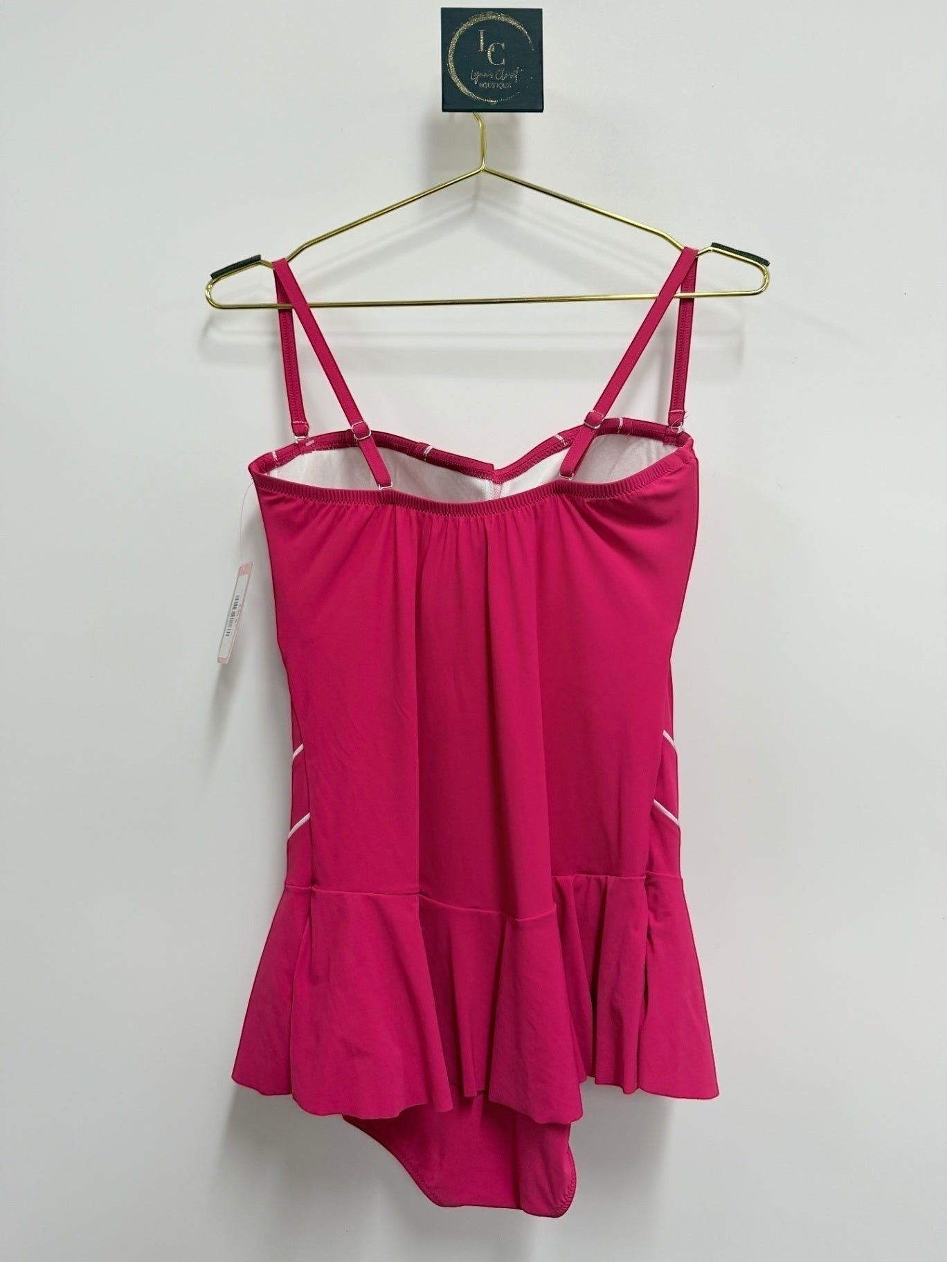 Gottex Fuchsia 1pc Swimsuit SIZE 14