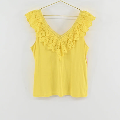 Lilly Pulitzer Yellow Top SIZE L