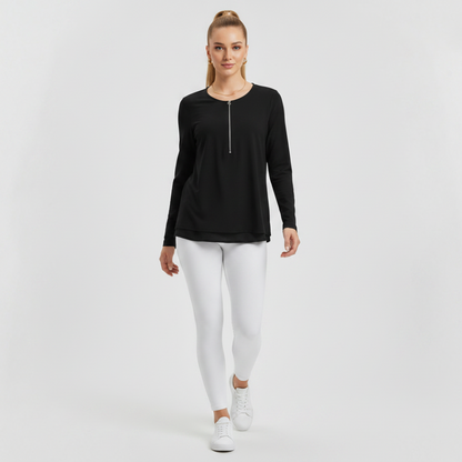 Stella McCartney Black Zip Top Size 38