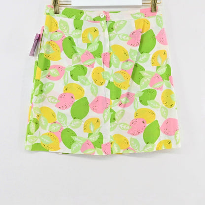 Vtg Lilly Pulitzer Lemon Skirt Size 4