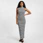 Jan Barboglio Striped Maxi Dress Size L