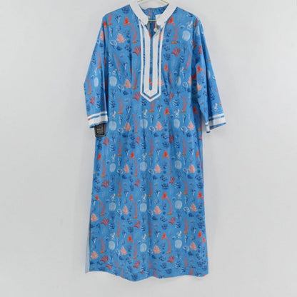 NicoBlu Blue Kaftan Dress Size XL