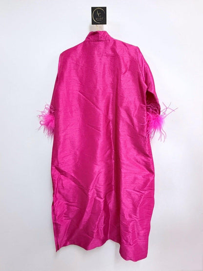 House of MBR Pink Feather Cuffs Size L