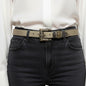 Streets Ahead Western Tan Belt Size L