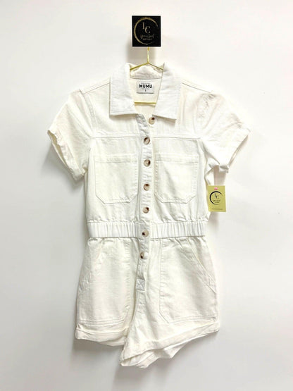 Show Me Your Mumu White Romper Size S