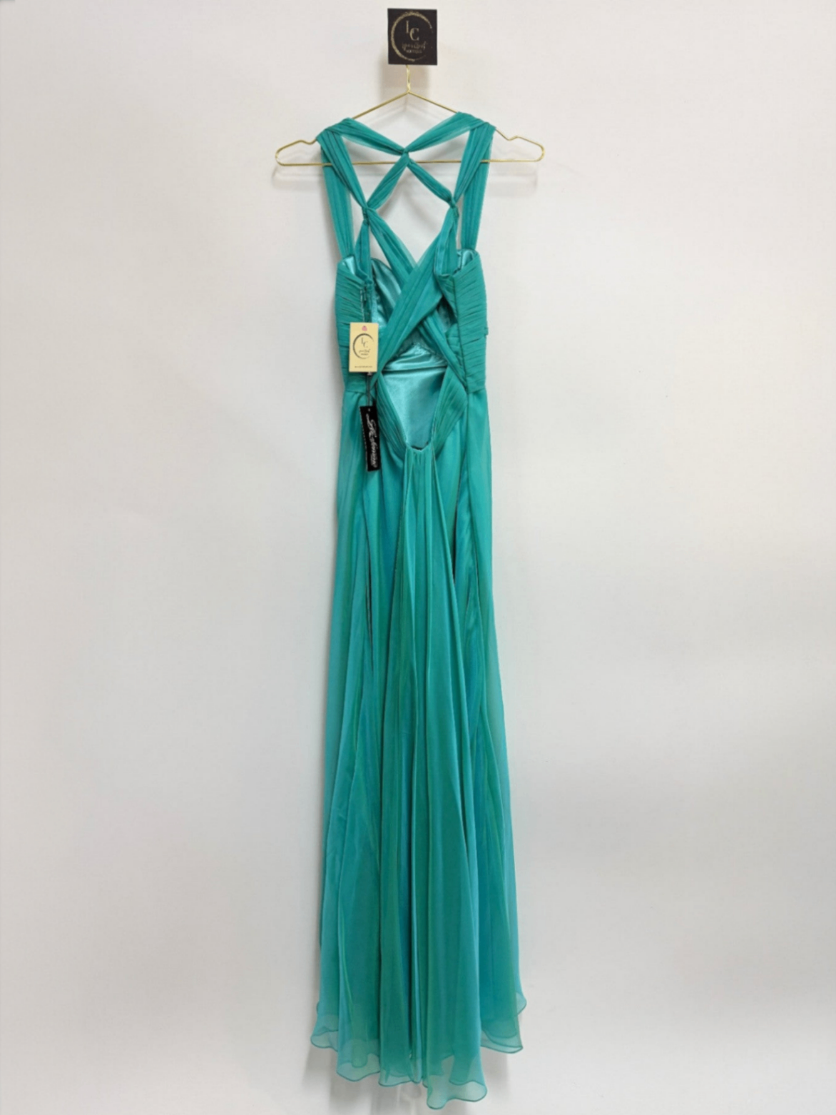 La Femme Peacock Dress Size 0