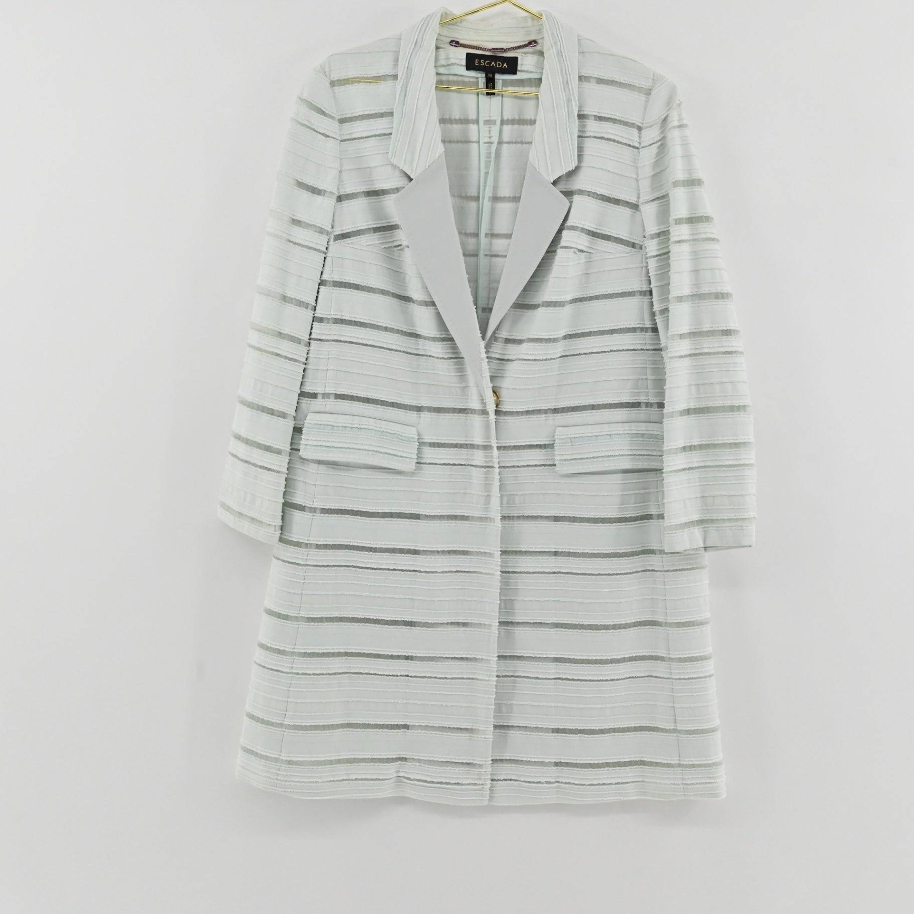 Escada Mint Green Jacket Size 38