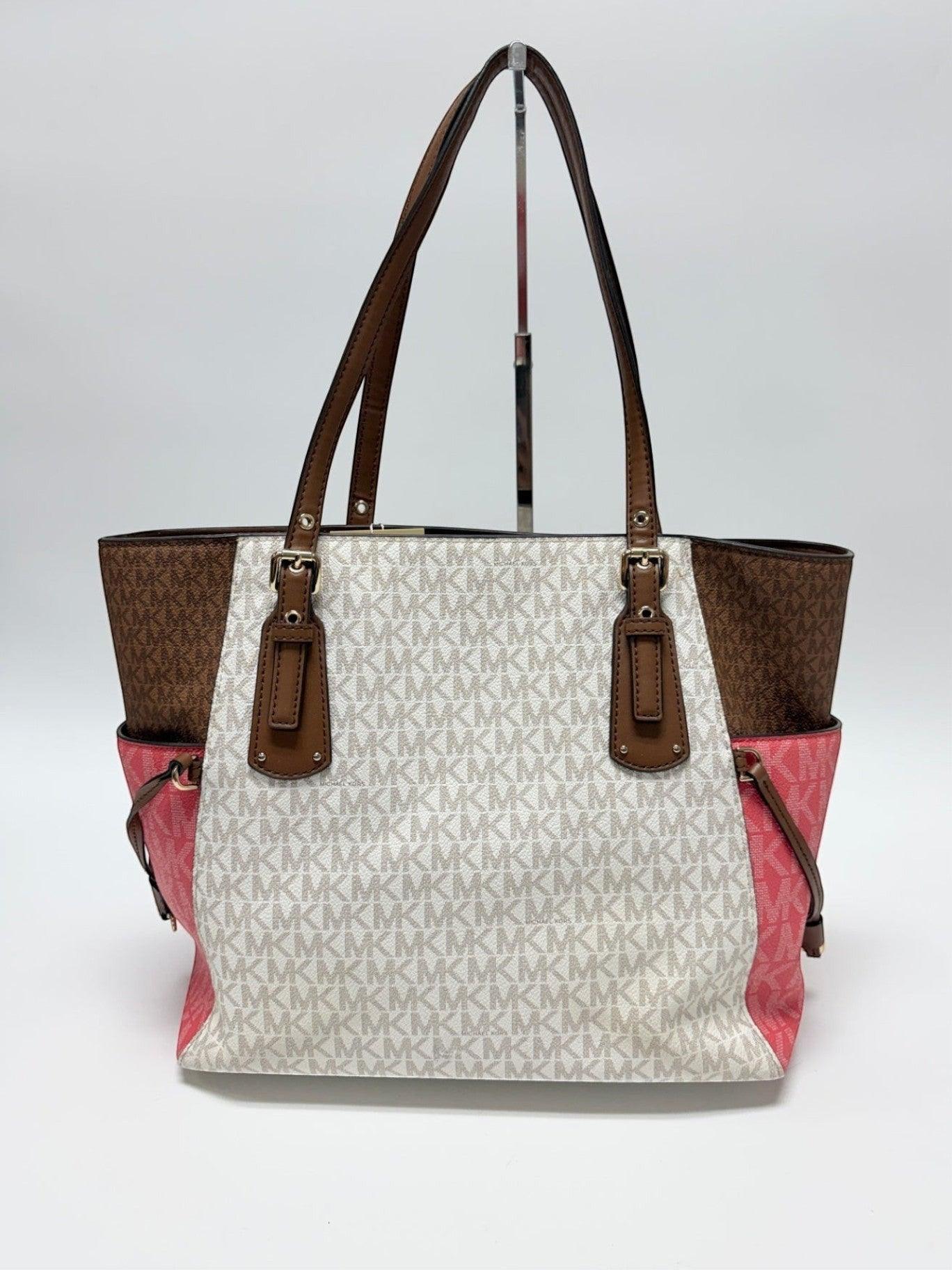 Michael Kors Color-Block Logo Tote