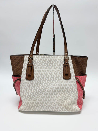 Michael Kors Color-Block Logo Tote