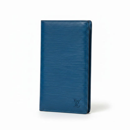 Louis Vuitton Epi Leather Blue Wallet