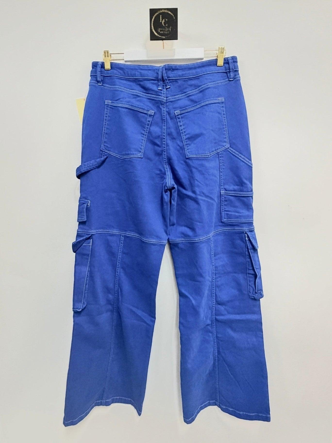 Good American Blue Pants Size 10