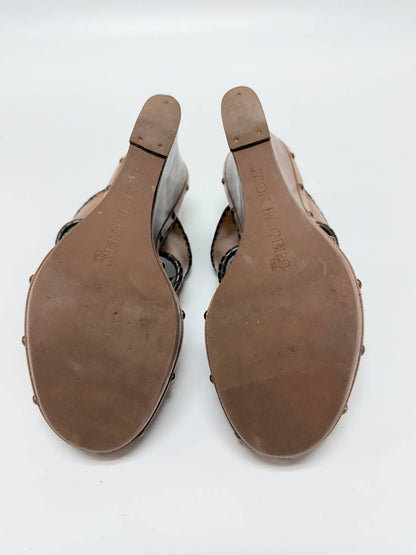 Jack Rogers Brown Wedge Sandals Size 8
