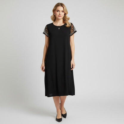 Nik & Nash Black Studded Dress Size XL
