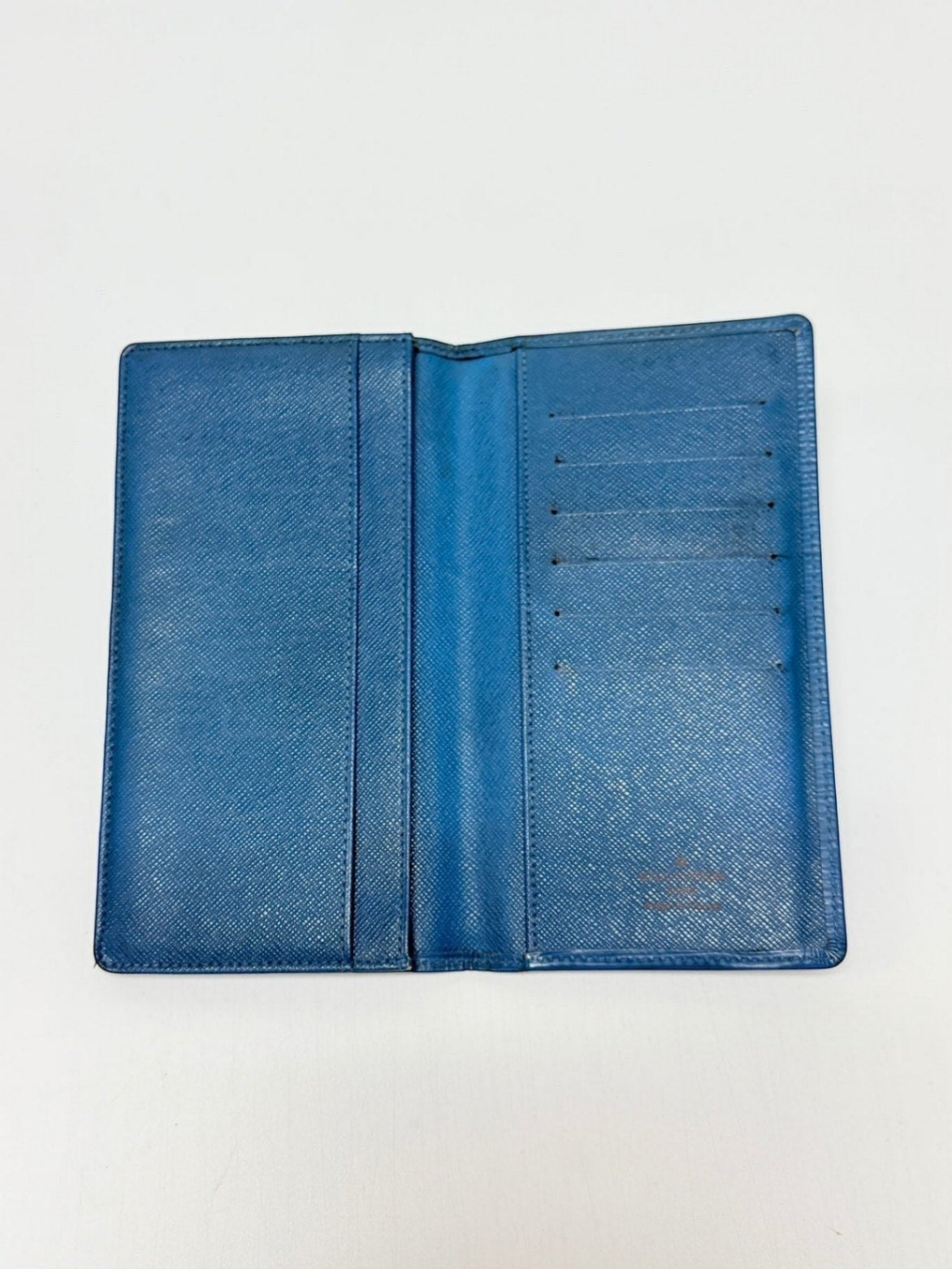 Louis Vuitton Epi Leather Blue Wallet