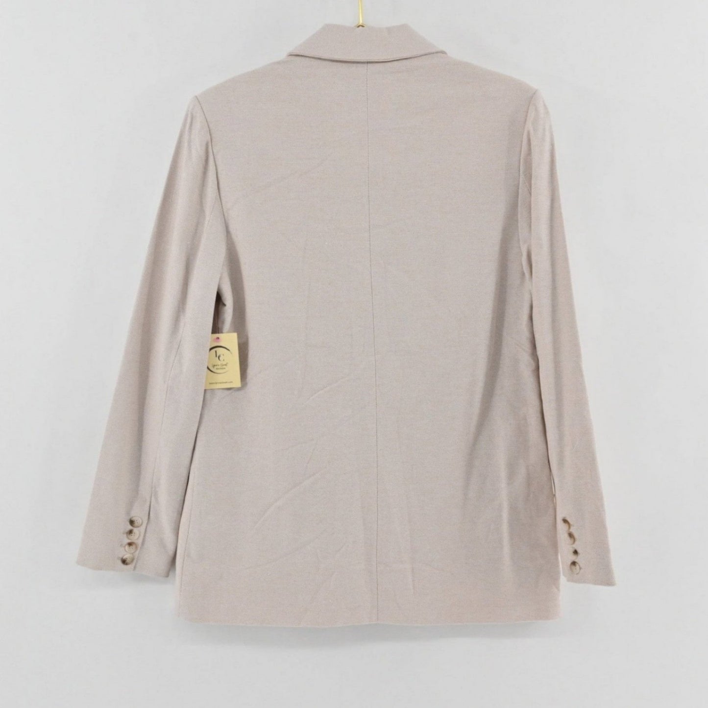 Revolve Tweed Tan Blazer Size S