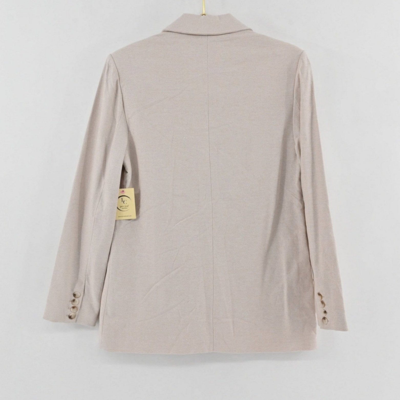 Revolve Tweed Tan Blazer Size S