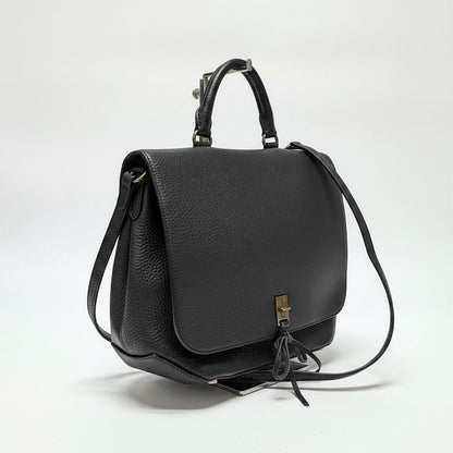 Rebecca Minkoff Darren Leather Convertible Bag Black
