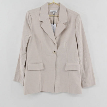 Revolve Tweed Tan Blazer Size S