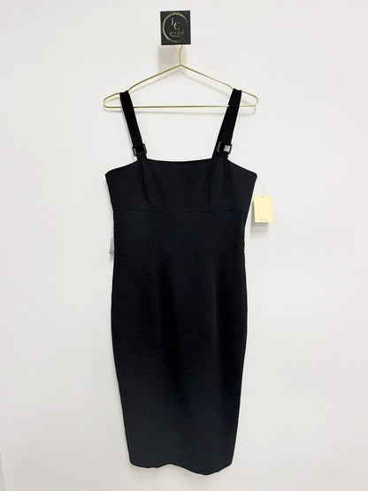 Bardot Black Bodycon Midi Size 8