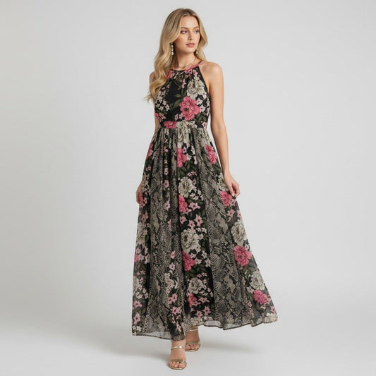 INC Snakeskin/Floral Print Dress Size 6
