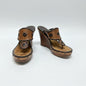 Jack Rogers Brown Wedge Sandals Size 8