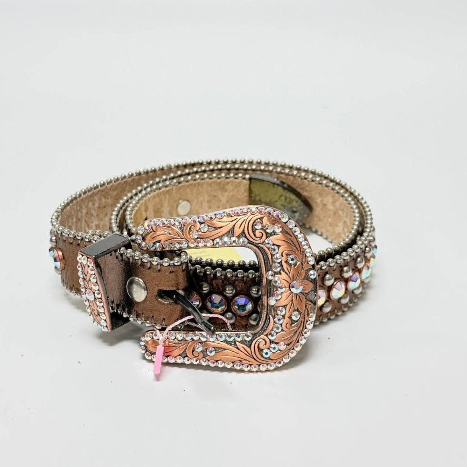 B.B. Simon Swarovski Crystal Belt Size M