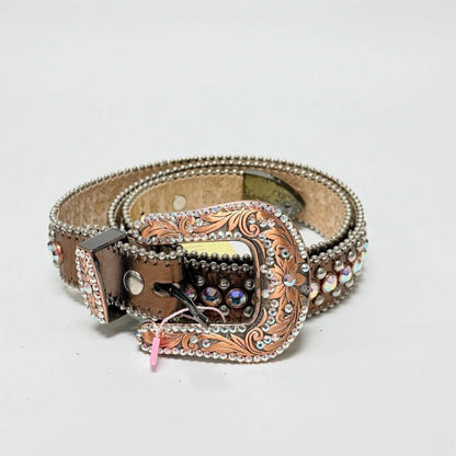 B.B. Simon Swarovski Crystal Belt Size M