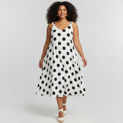 Pomander Place Polka Dot Dress Size XL