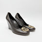 Tory Burch Brown Wedge Shoes Size 7.5