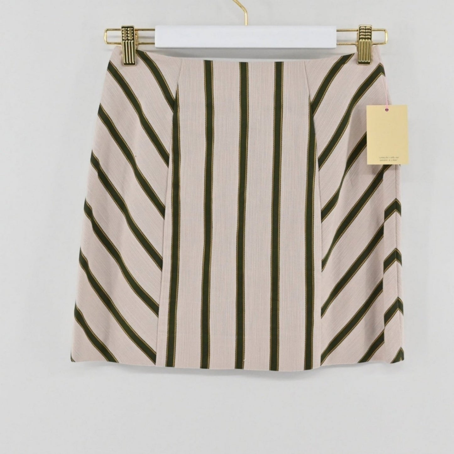 Intermix Tan/Green Stripe 2-Pc Set Size XS