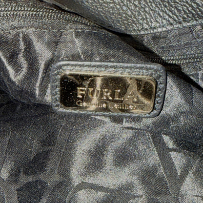 Furla Chain Tote Bag Black