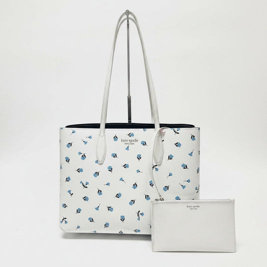 Kate Spade Large Floral White Tote
