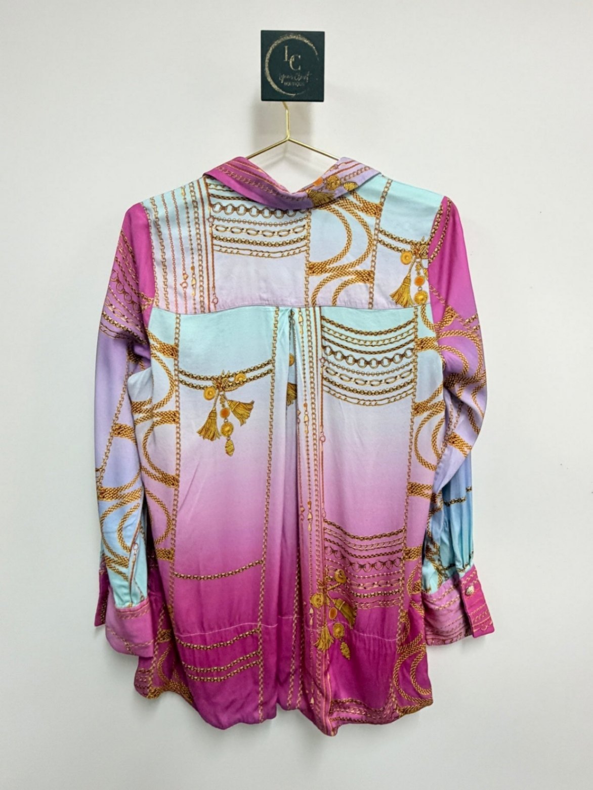 Bognar Blu Ombre Chain 2 Piece Set Size XL