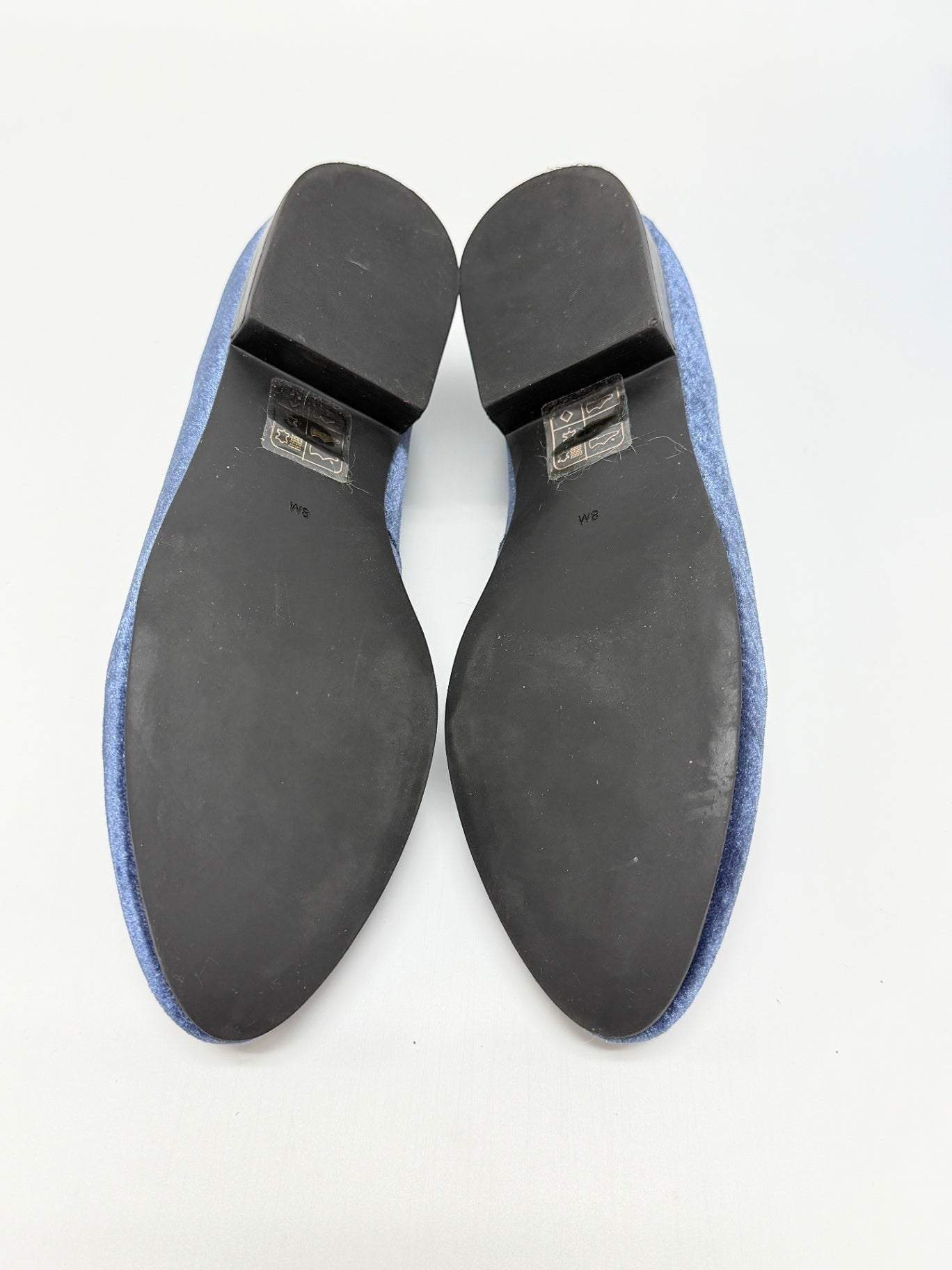 Jack Rogers Navy Velvet Loafer Size 8