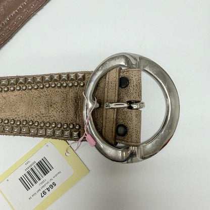 Revolve Tan Studded Belt Size 34
