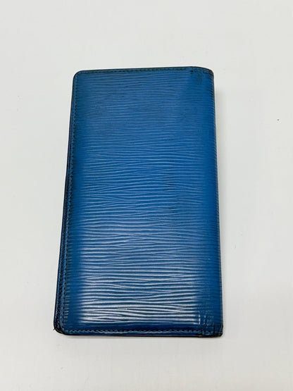 Louis Vuitton Epi Leather Blue Wallet
