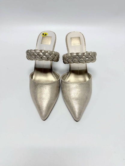 Dolce Vita Gold Braided Heels Size 9.5