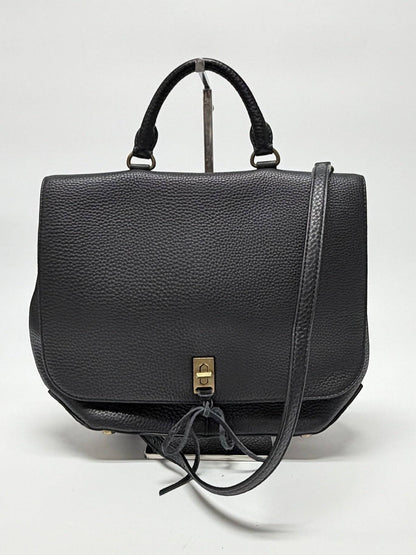 Rebecca Minkoff Darren Leather Convertible Bag Black