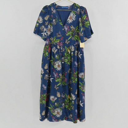 J McLaughlin Linen Maxi Dress Size L