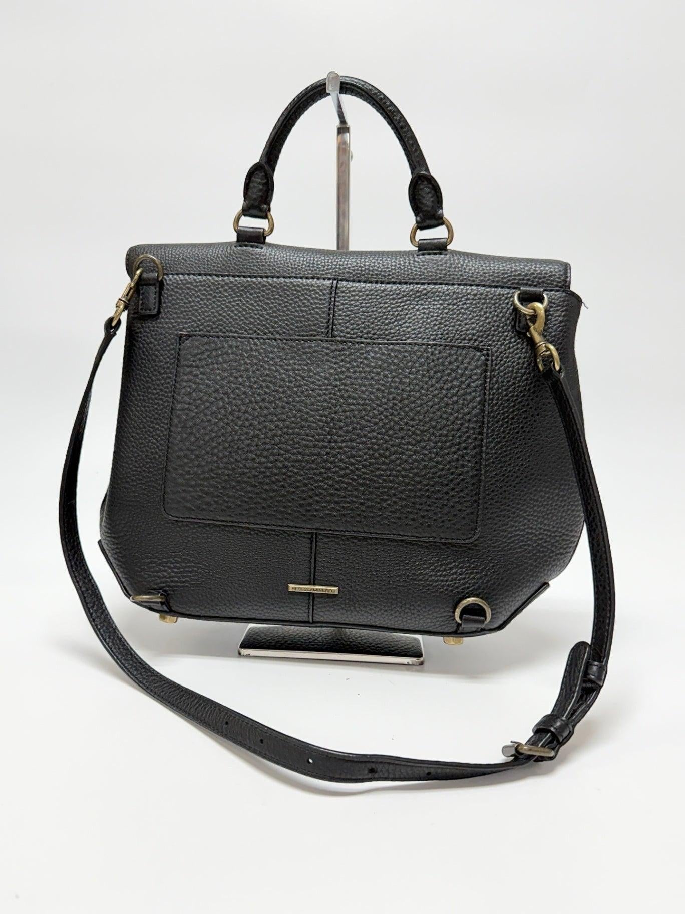 Rebecca Minkoff Darren Leather Convertible Bag Black