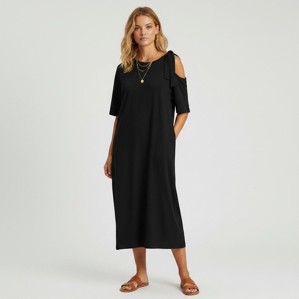 Lou & Grey Black Dress Size XS