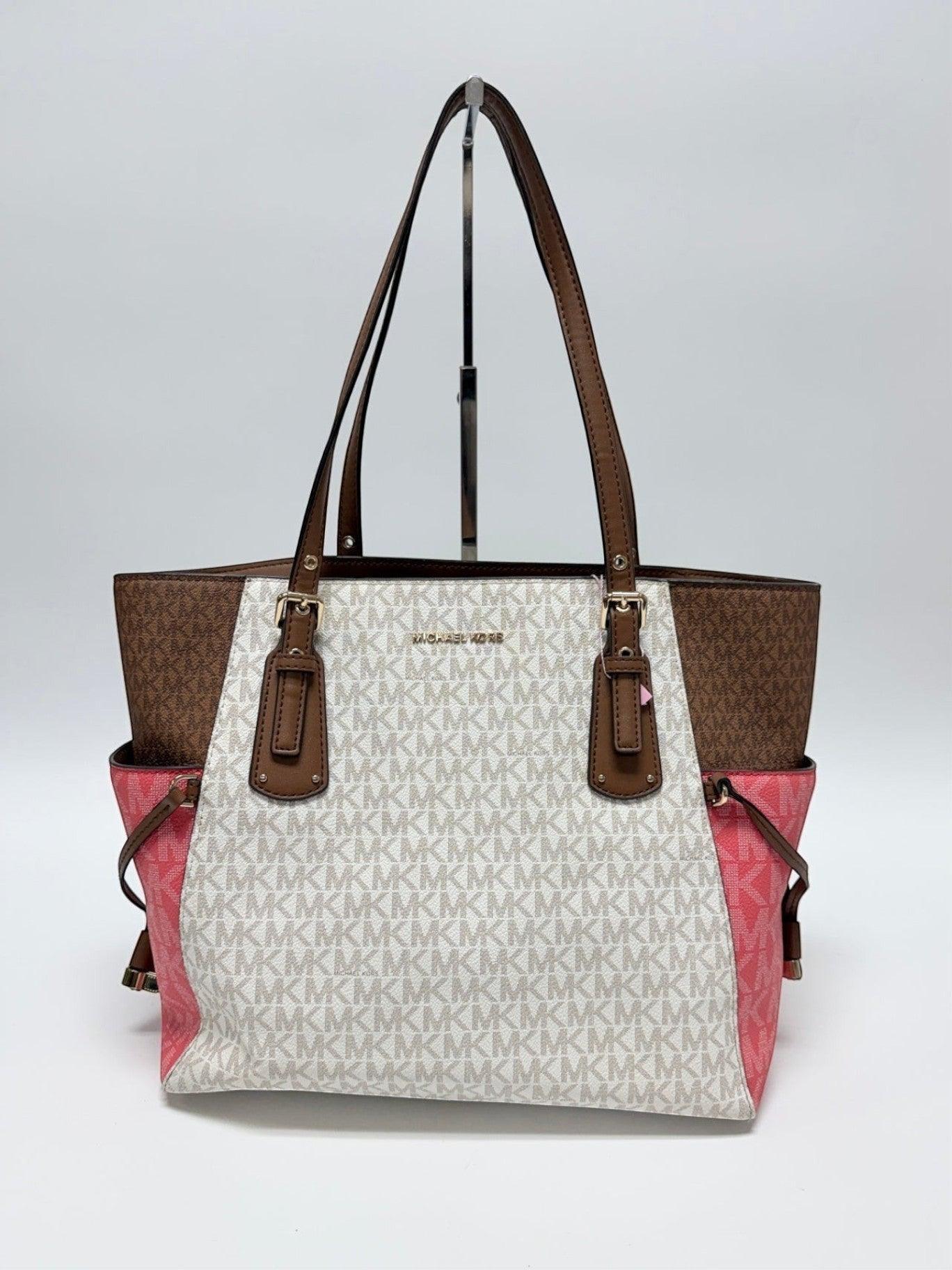 Michael Kors Color-Block Logo Tote