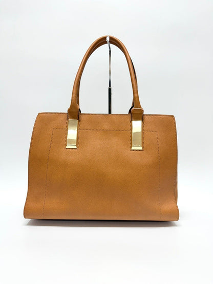 Calvin Klein Saffiano Camel Tote Bag