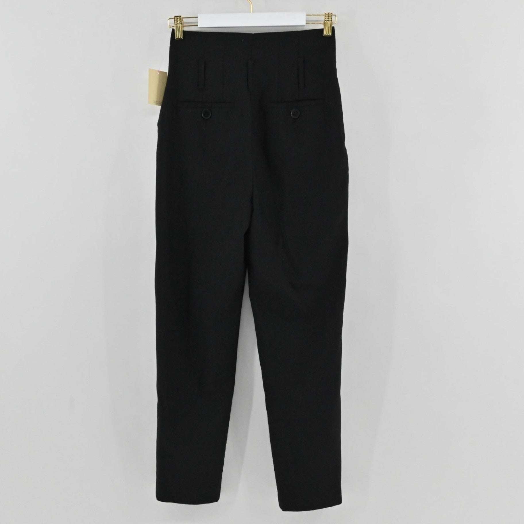 Anine Bing Black Tapered Pants Size XS