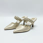 Dolce Vita Gold Braided Heels Size 9.5