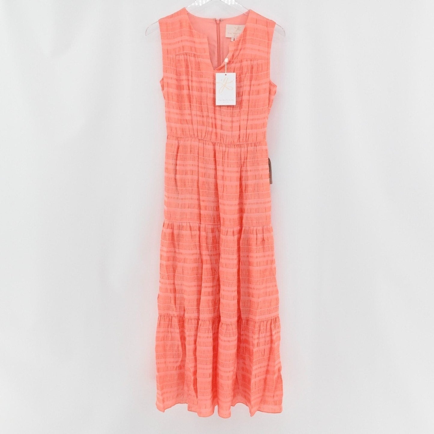 Gal Meets Glam Tiered Maxi Dress Size 4