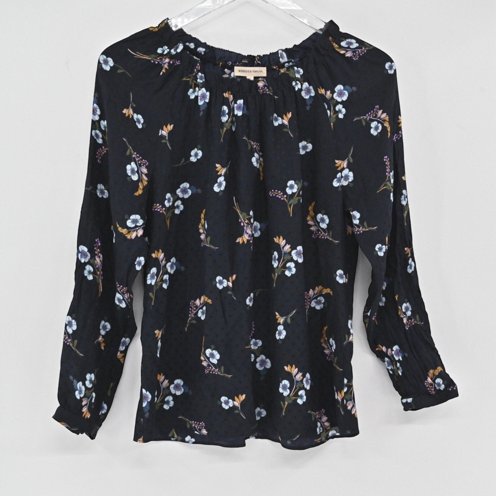 Rebecca Taylor Natalie Silk Top Size 2