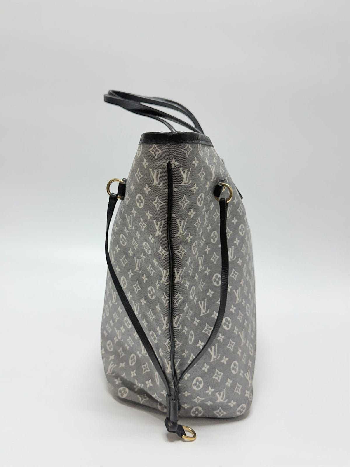 LOUIS VUITTON Neverfull MM Monogram Idylle Canvas Navy Shoulder Tote Bag M40514