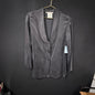 Max Studio Collection Charcoal Shawl Collar Jacket Size S