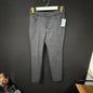 Banana Republic Sloan Curvy Fit Black Metallic Jacquard Ankle Pants Size S